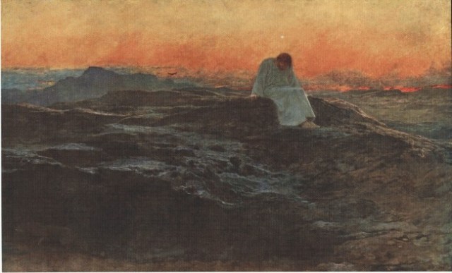 Jesus in the wilderness