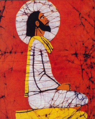 meditating Jesus